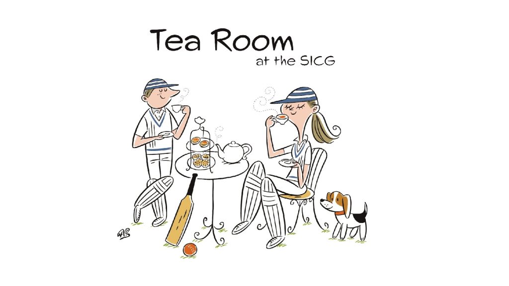 クリケットと紅茶の画像